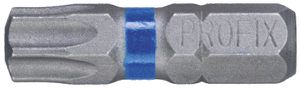 Bit Torx-Schraube PROFIX T40×25mm 1/4" Markierung blau