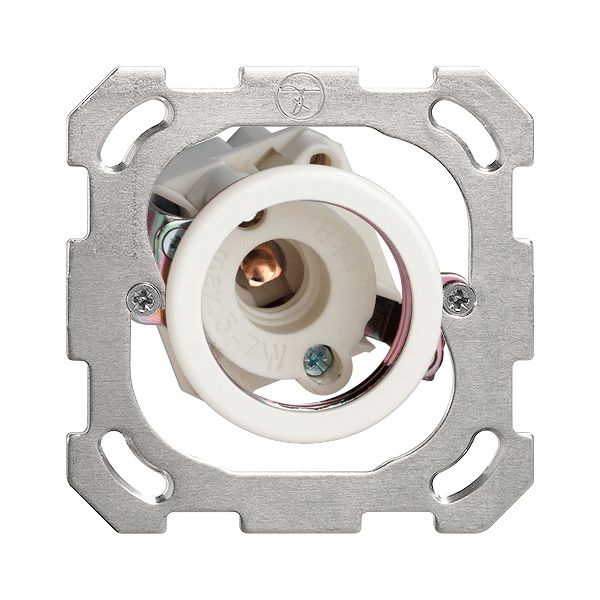 UP-Signallampe 7W E14 weiss ohne Schraublinse gewölbt