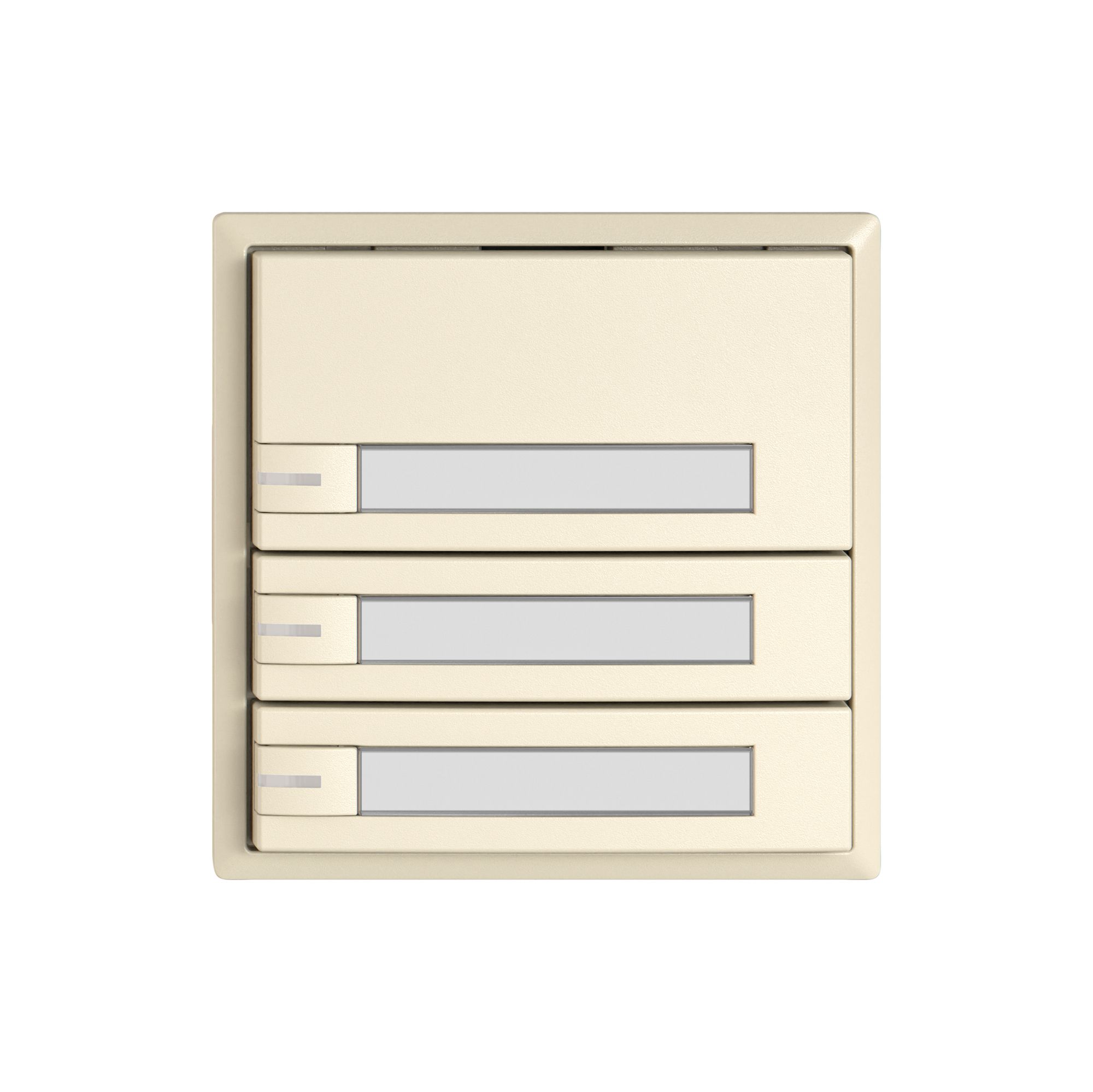 Pulsante universale EDIZIO.liv UNI SNAPFIX® 12…48V c.LED 3× com.1T targ.cr