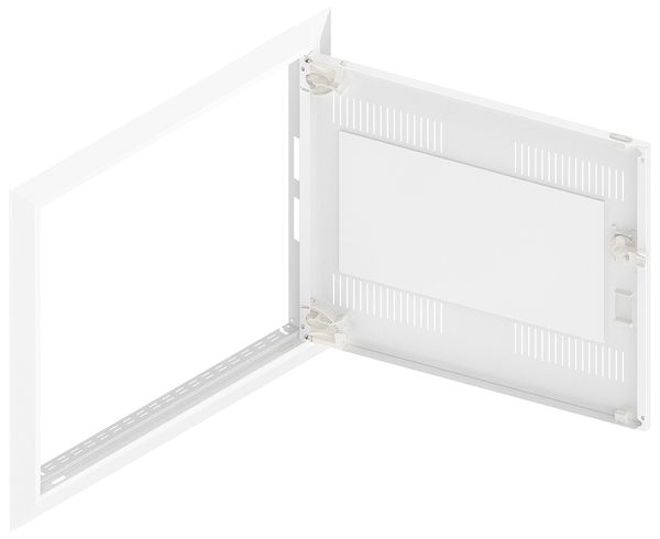 Porta media con cornice SE Pragma bianco per 2parte/3file