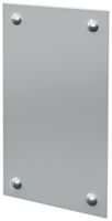 Otturatore Rittal SV 9666.665 per HPC grd.00 117mm acciaio grigio