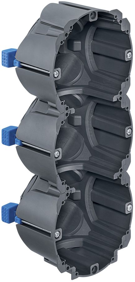 Boîte pour paroi creuse HSB D83, grd. 3×1, 203×83×65mm TFC 850°C