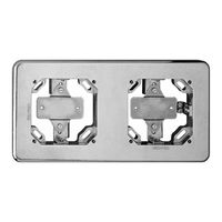 Montagerahmen Gr.II-II horiz. Al natur 206×106mm