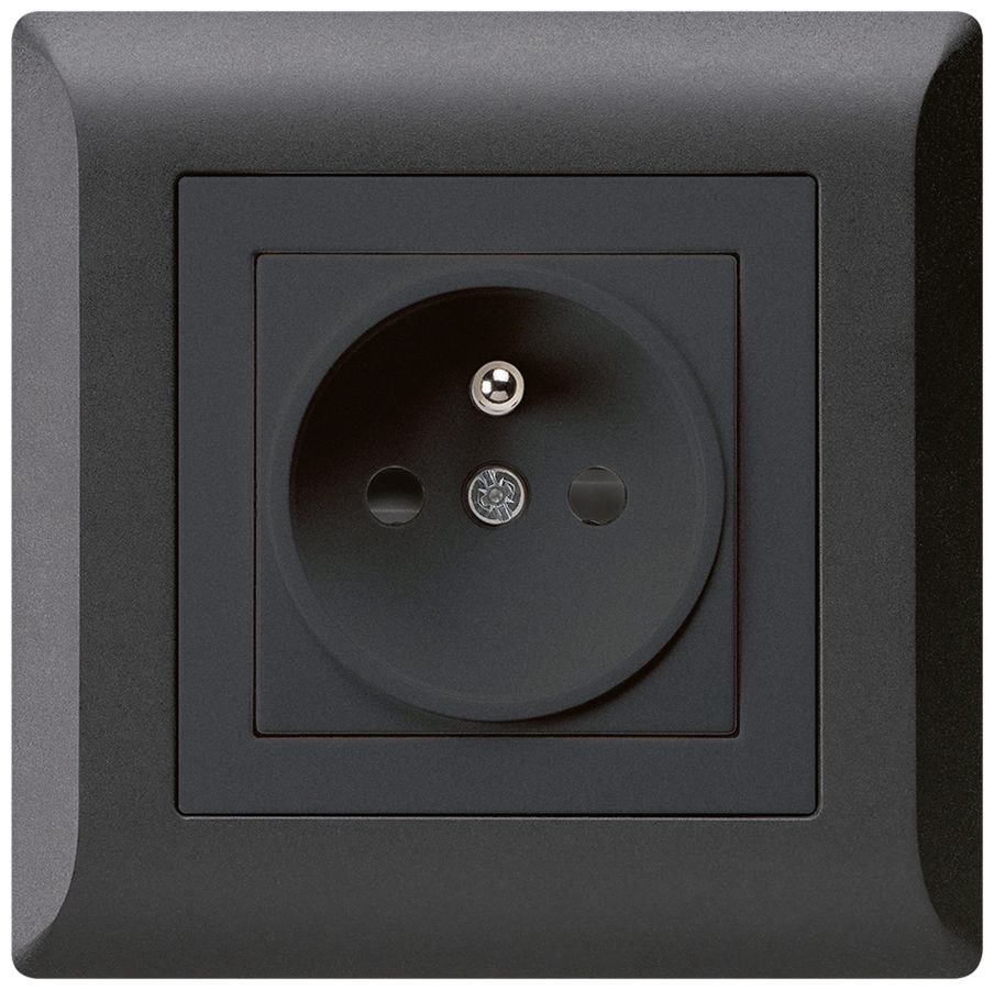 Prise ENC kallysto.line 2P+T noir