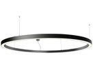 LED-Pendelleuchte Sylvania Nilo 88W 9570lm 840 DALI EM Ø1200mm schwarz