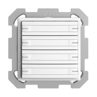 UP-KNX-Taster RGB EDUE, 250mW, m.RGB-LED, m.Papier., 8×Taste, 1×Tastenb., ws