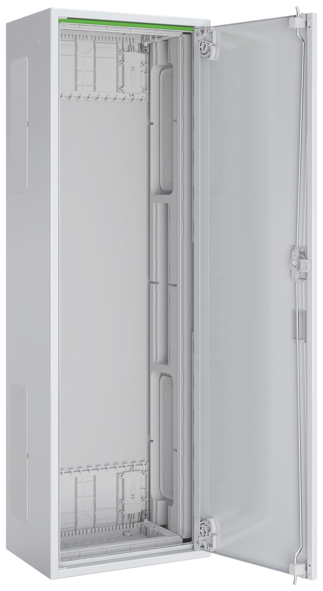 Coffret mural PrismaSeT XL IP44 a.porte 300×950×210mm 1 champ 6 rangées