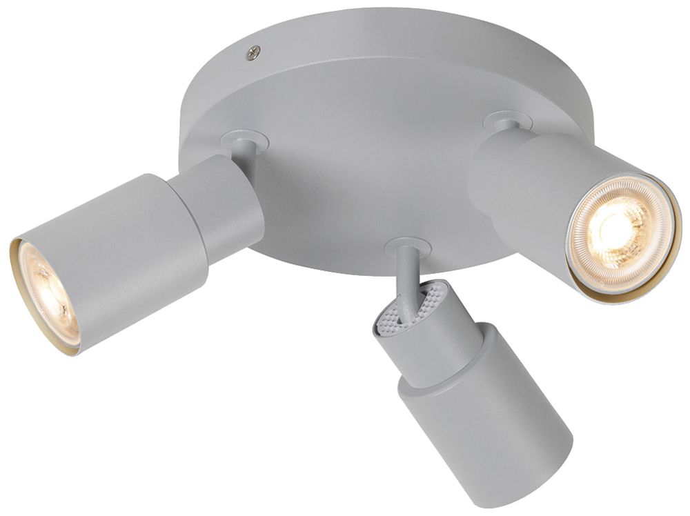 Spot SLV PURI 2.0 Tube CW GU10 3×6W DIM Ø180×113mm grau