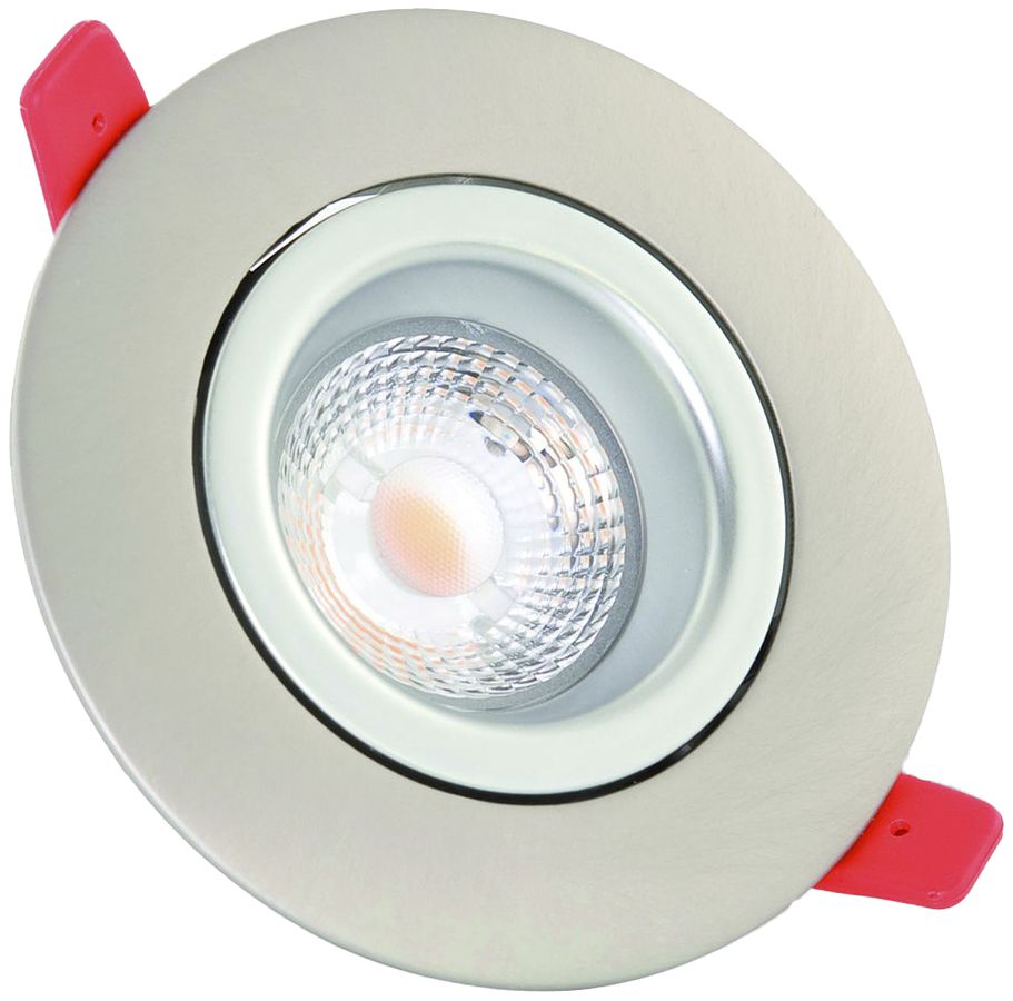 EB-LED-Downlight DOTLUX CIRCLEmini 6.5W, 2700K, aluminium