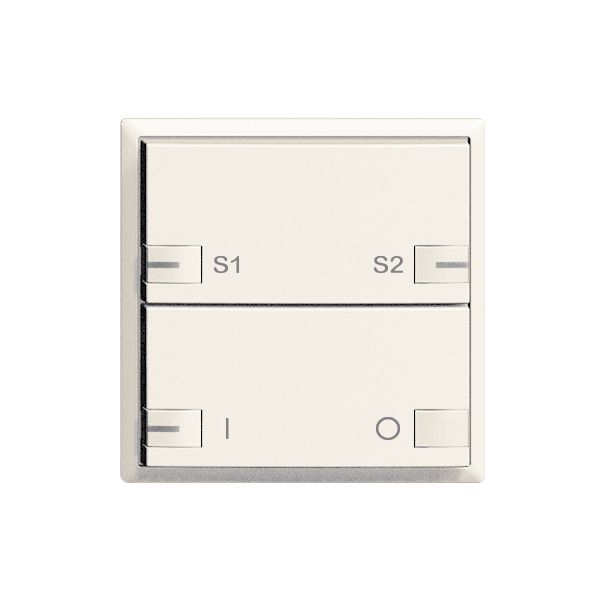 Frontset ON-OFF Szene 1K/2T ZEP mit LED weiss