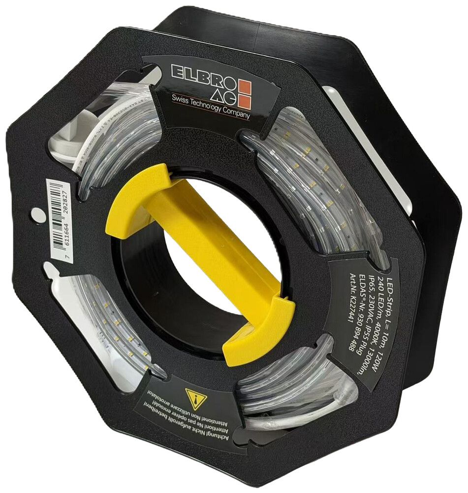 Fascia luminosa LED ELBRO IP65 230V 12W 1300lm bianco 4000K 240° 10m