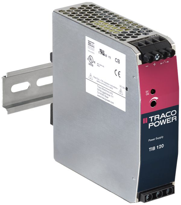 REG-Netzteil Traco TIB 120-112, 120W 10A 12VDC 36×124.2×118.6mm