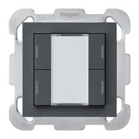 Tasto INC kallysto B KNX 4× LED RGB s/e-link antracite