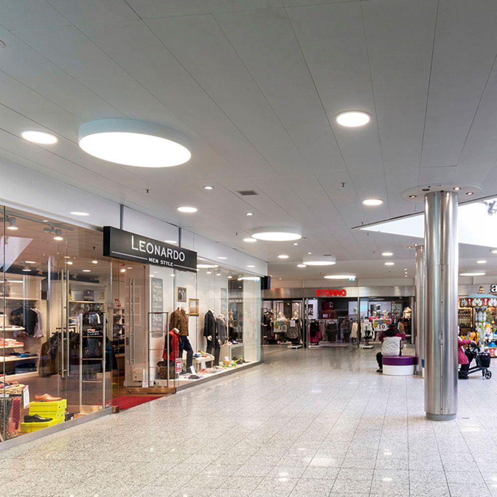 Plafonnier LED DOTLUX UNISIZE 15W 1610lm 3000K IP20 Ø215mm blanc