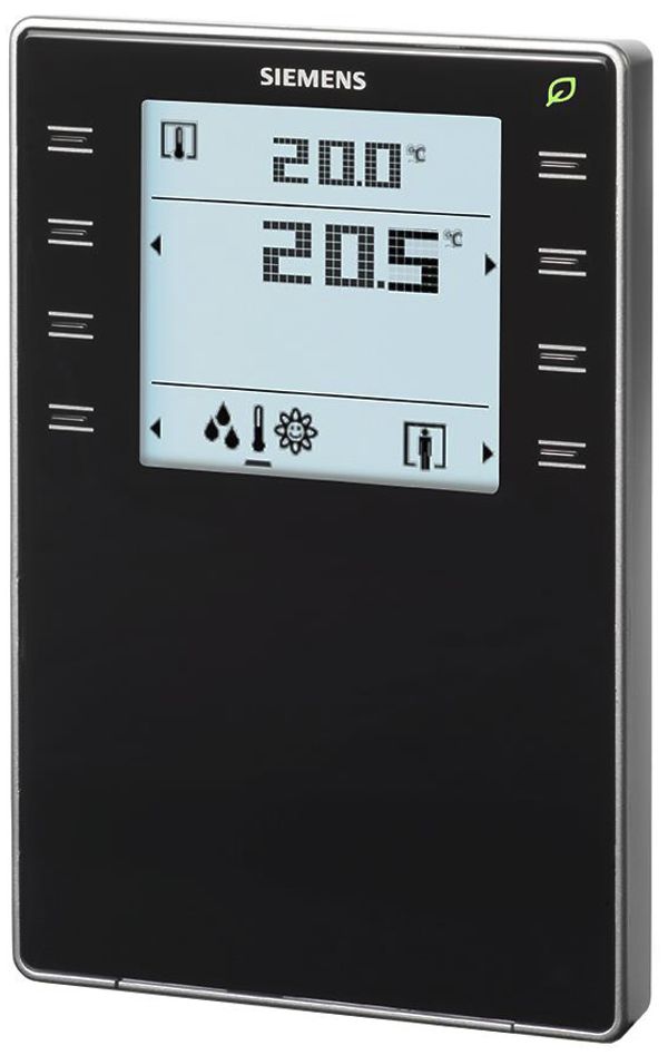Appareil de commande KNX AP Siemens QMX3.P44-1BSC, noir