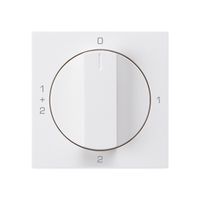 Frontset für Drehschalter S1 weiss 60×60mm kallysto 0-1-1+2-2