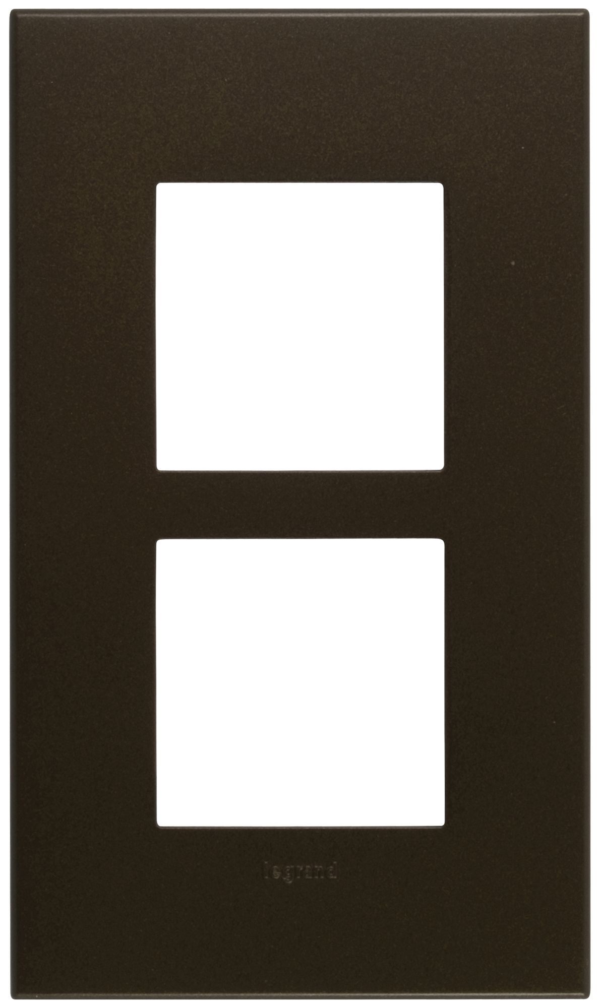 Abdeckrahmen ATO 1×2 Modul, dark bronze