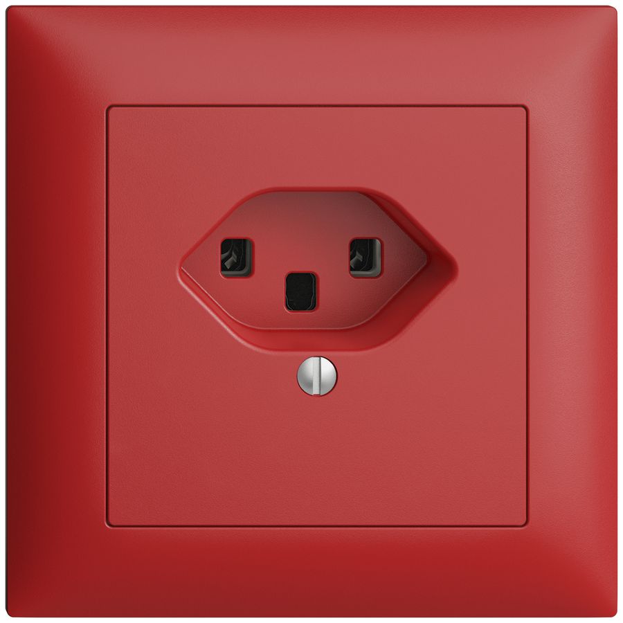 Prise ENC EDIZIOdue T23 16A berry, bornes à vis