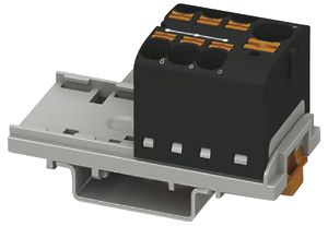 Verteilerblock PX PTFIX 10/6X4-NS35 BK
