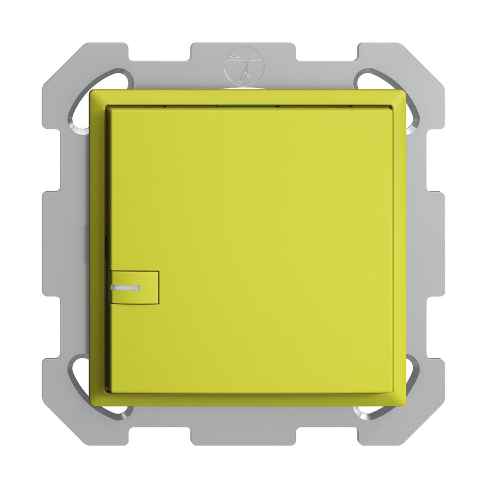 Poussoir KNX RGB ENC EDUE, 250mW, a.LED RGB, 1×poussoir, comm.1×touche, lem