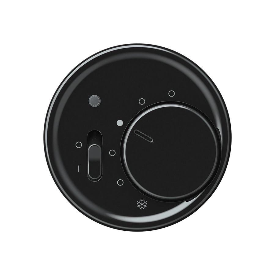 Termostato ambiente origin con interruttore 230VAC 5…30°C 10A nero