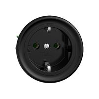 Steckdose Feller STANDARDdue Schuko 16A 230V Ø 60mm schwarz