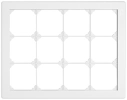En-tête ENC EDIZIO.liv SNAPFIX® 3×4 pour combinaisons au choix blanc