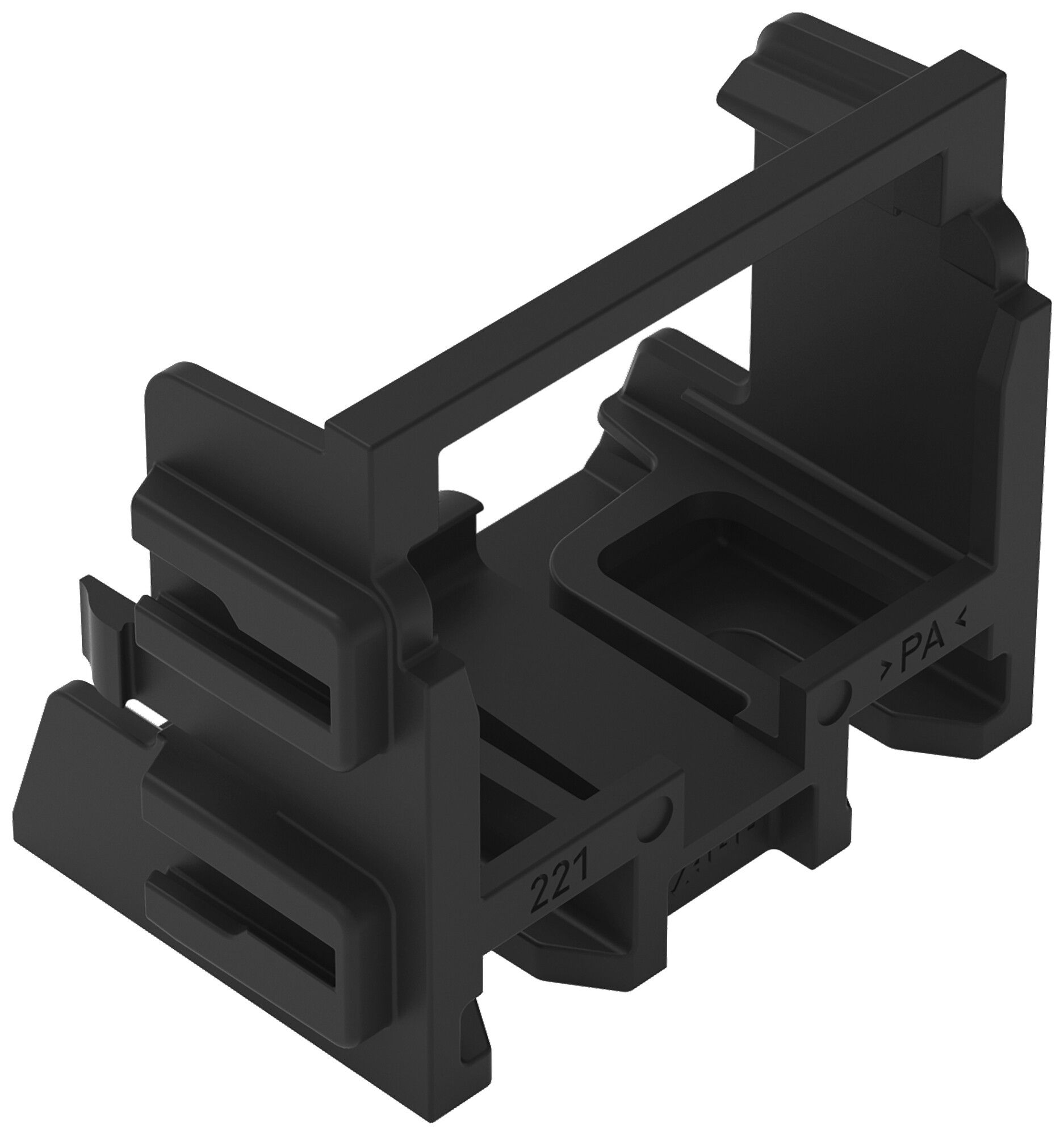 Adaptateur de fixation WAGO 221 sans décharge de traction 10L×4mm² vis no