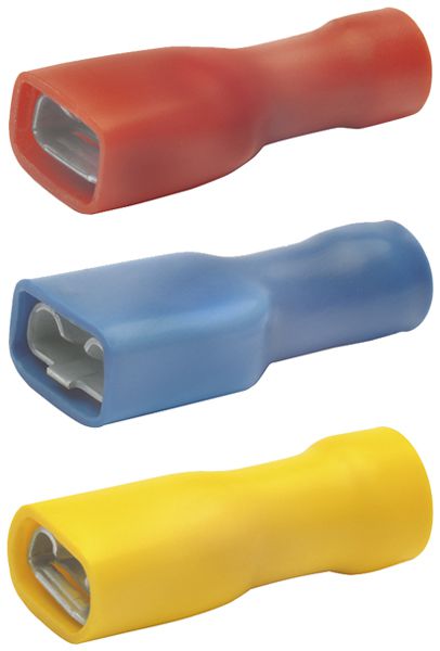 Clip Ferratec 6.3×0.8mm 2.5…6mm² giallo 100 pezzi