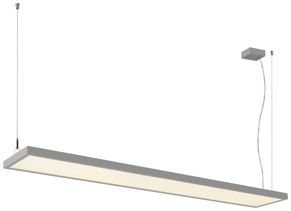 LED-Pendelleuchte SLV WORKLIGHT PRO 150 59W 7200lm 4000K DALI grau