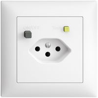 UP-Steckdose EDIZIOdue T13 FI 30mA FMI, weiss