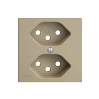 Plaque frontale 2×T13,S EDIZIOdue sand