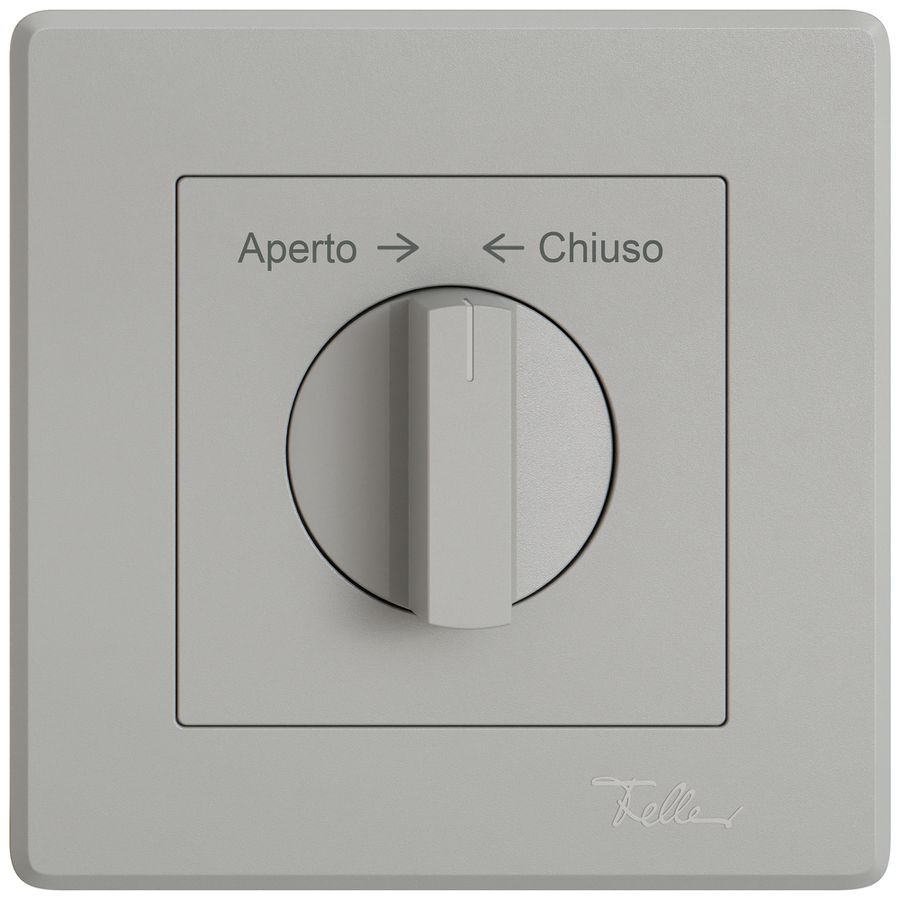 Kit de montage ENC EDIZIO.liv SNAPFIX® contact pivot.manet.Aperto → ← Chiuso grc