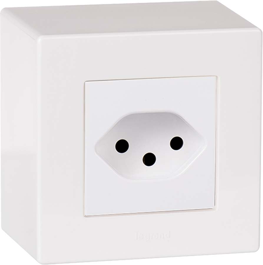 Presa AP ATO T13 bianco grd.I