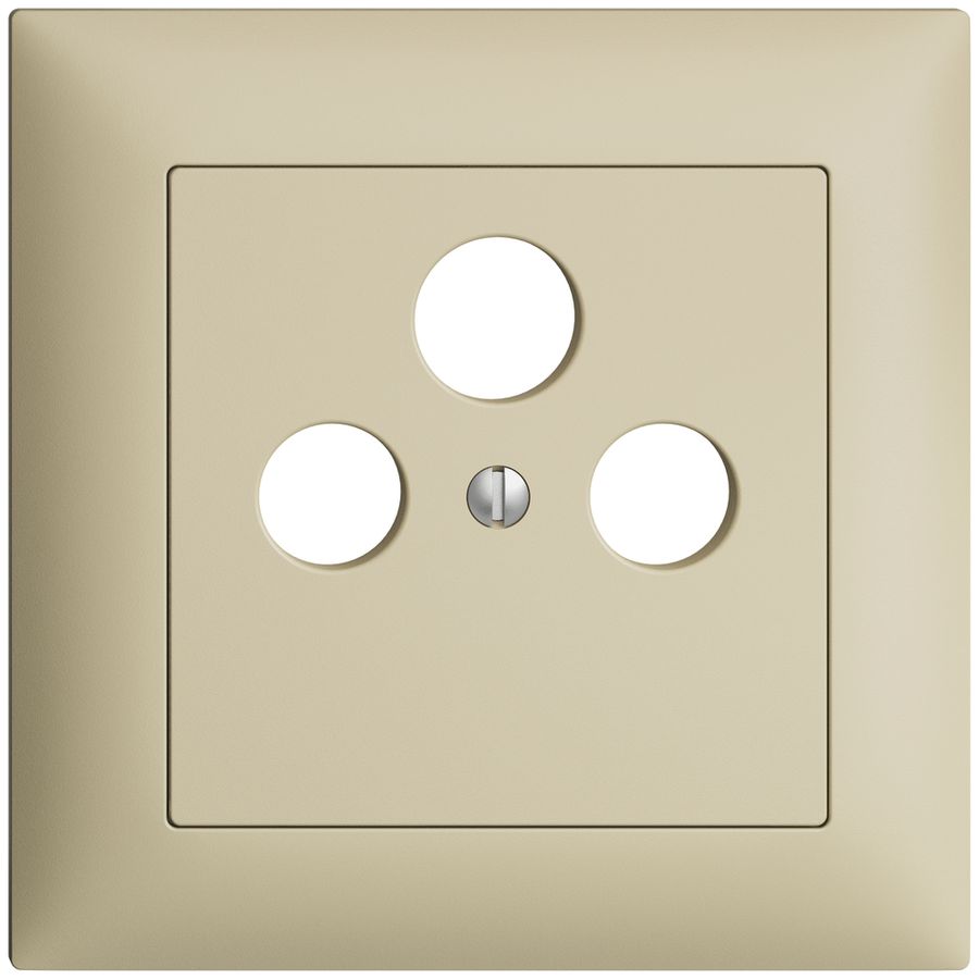 UP-Frontset EDIZIOdue vanille 88×88mm