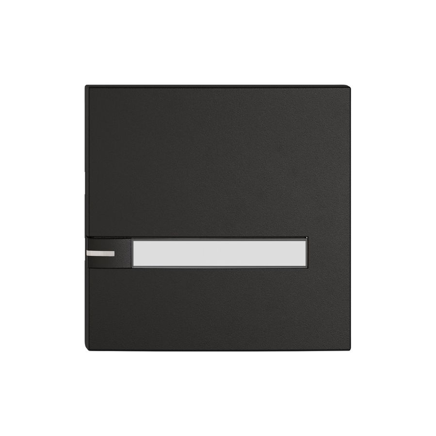 Poussoir 1/1 EDIZIO.liv SNAPFIX® p.KNX&UNI a.LED a.étiquette comm.1touch.no