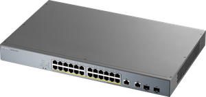 Zyxel GS1350-26HP Managed Surveillance-Switch, 24x GbE PoE