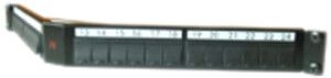 Panneau LANmark Snap-In 1UH noir