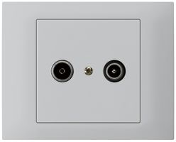 Prise de passage INC kallysto TV-R 23dB gris clair