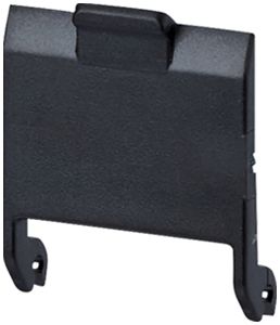 Staubschutzklappe H-LINE M, für Anschlussmodul, schwarz, 10 Stück