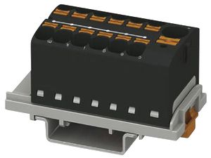 Verteilerblock PX PTFIX 10/12X4-NS35 BK