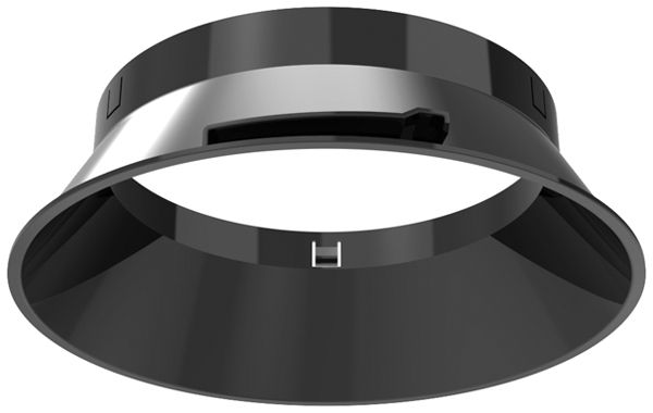 Reflektor DOTLUX CIRCLEvario Kunststoff symmetrisch 80° Ø153×58mm schwarz