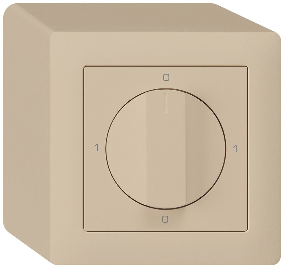 AP-Drehschalter kallysto 0/3L beige mit Drehgriff