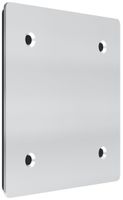 Schraubdeckel Spotbox UP1 88×88×1.5mm Aluminium grau