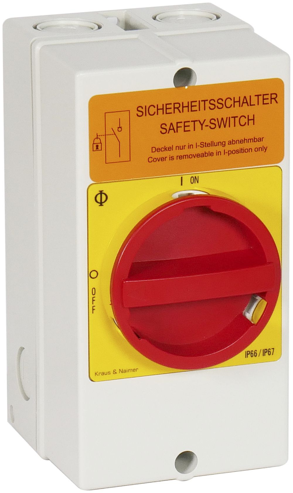 AP-Revisionsschalter K&N 100A/400V 0/3L RD/YW