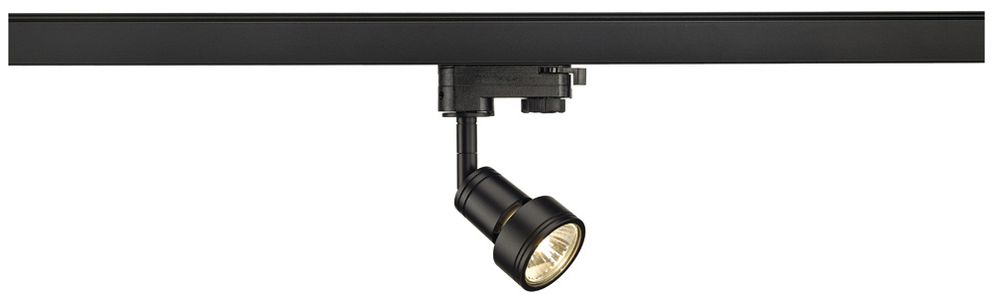 Strahler SLV PURI, GU10 50W mit 3-Phasen-Adapter IP20 schwarz