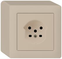 AP-Steckdose kallysto T15 beige Schraubklemme