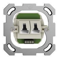 Einsatz zu Anschlussdose 2×RJ45/u 4P getr. FH ITplus