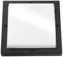 Applique LED SG Basso 2000 14W 1250lm 830 IP65 REG 308×308mm nero