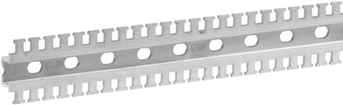 Barre de support et de fixation 7.5×35mm perforé, L=3m